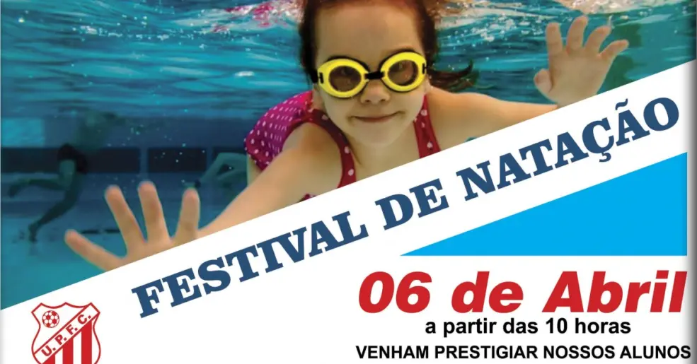 Festival de Natação do UPFC acontece neste sábado, 6 de abril