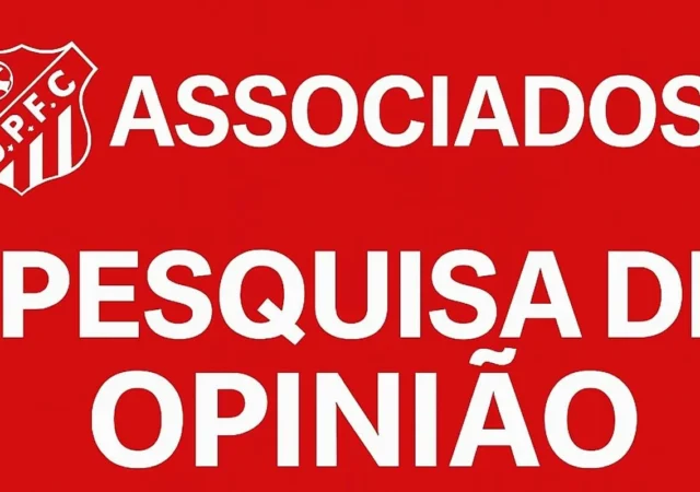 SÓCIO: QUEREMOS OUVIR SUA OPINIÃO. PARTICIPE DA PESQUISA!